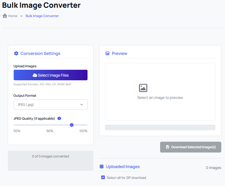 Bulk Image Converter — Batch Convert Images Fast