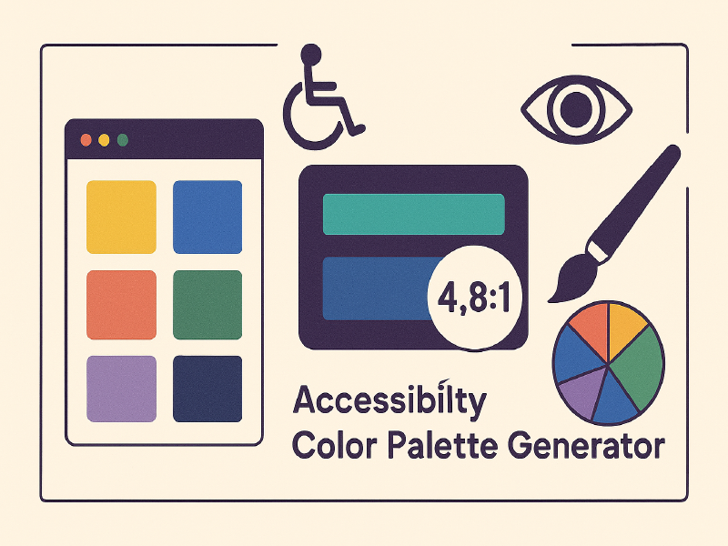 Accessible Color Palette Generator | WCAG Contrast Tool for Inclusive Design