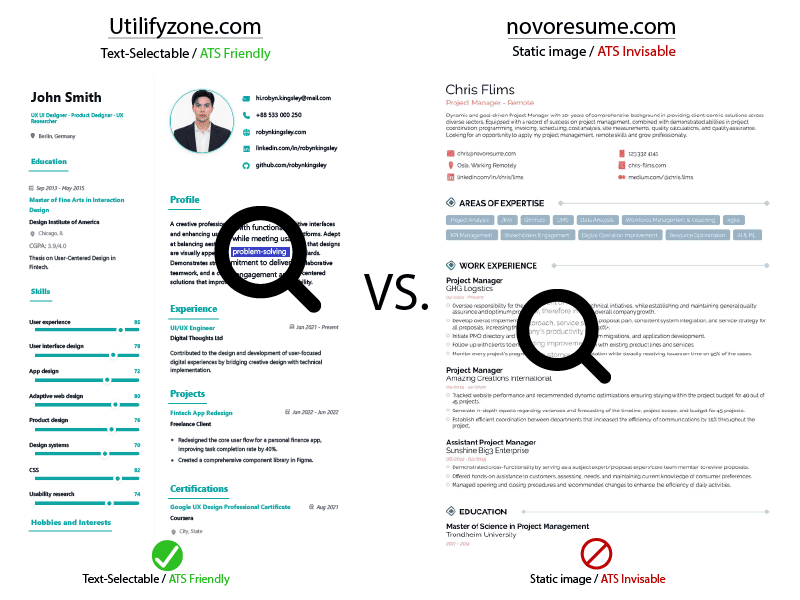 Comparison-of-ATS-compliant-text-selectable-PDF-vs-image-based-resume-for-recruitment-software-parsing.